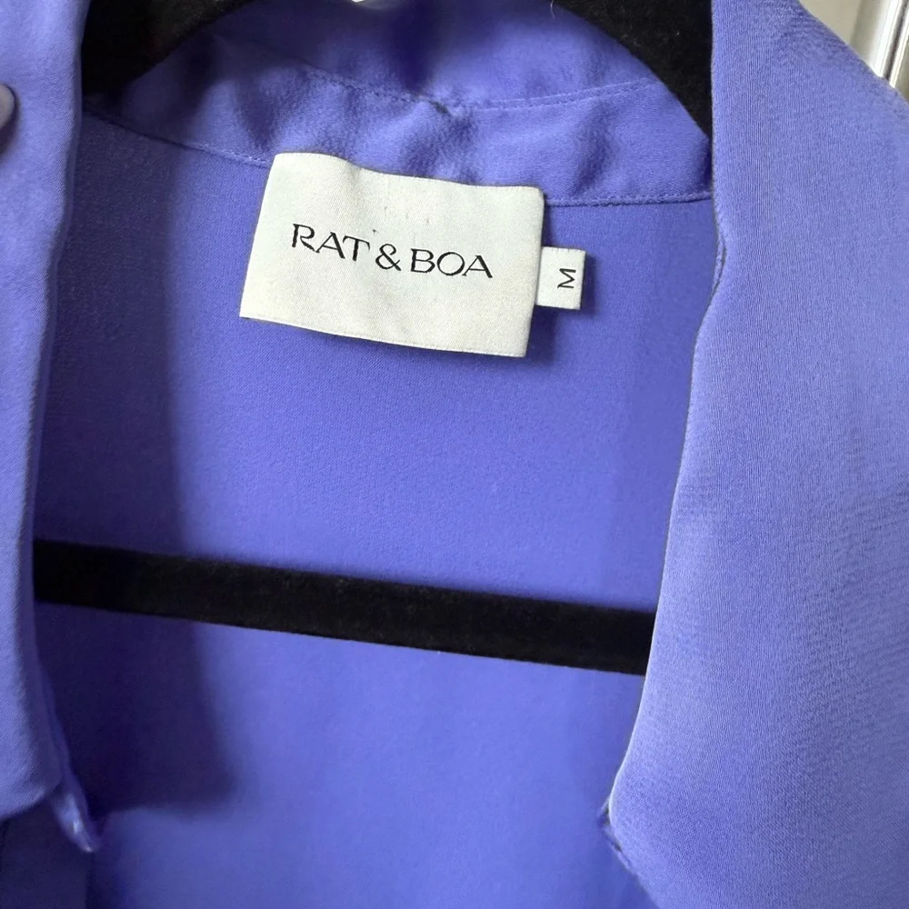 Rat & Boa Lilac Satin Mini Dress - Picture 5 of 7